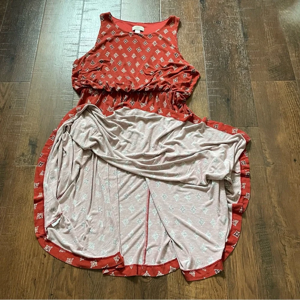 ANN TAYLOR Loft Aztec-motif dress, size LP - Picture 5 of 10